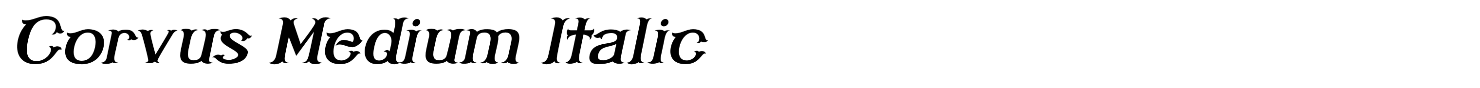 Corvus Medium Italic
